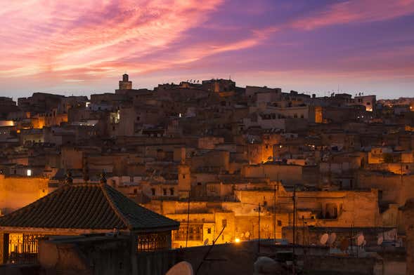 Visite panoramique au coucher du soleil